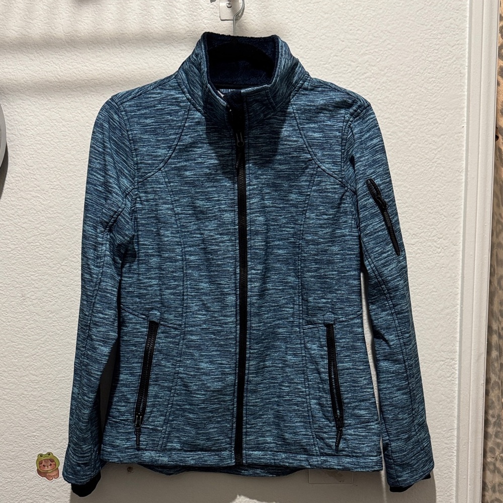 Free Country Women's Heathered Blue Ski Jacket